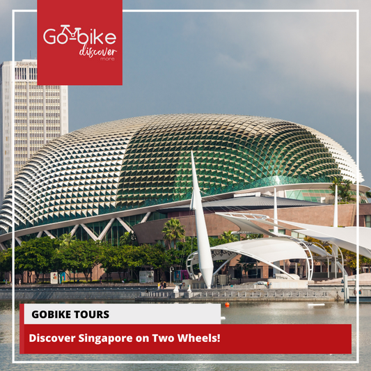 Singapore is a destination that offers thrilling tours for those with a passion for exploring on the GoBikeSG's The Esplanade.