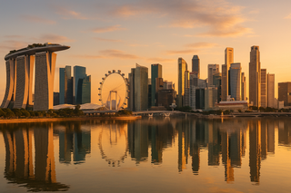 skyline of singapore
