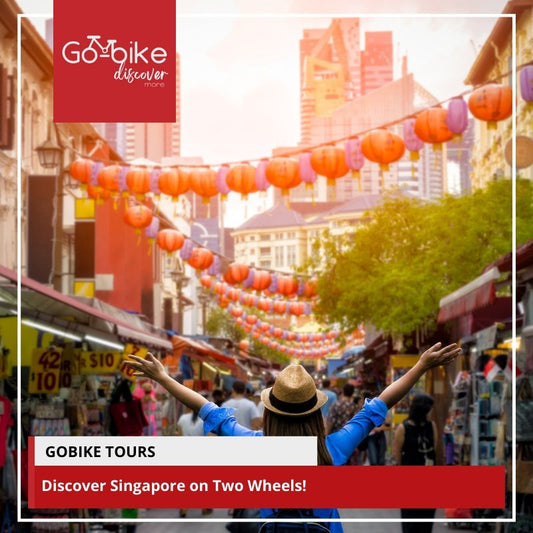GoBikeSG tours offer Chinatown Heritage Trail rentals to discover Singapore on two wheels.